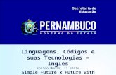 Linguagens, Códigos e suas Tecnologias – Inglês Ensino Médio, 1ª Série Simple Future x Future with going to.