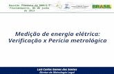 Reunião Plenária da RBMLQ-I Florianópolis, 06 de junho de 2013 Medição de energia elétrica: Verificação x Perícia metrológica Luiz Carlos Gomes dos Santos.