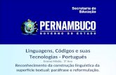 Linguagens, Códigos e suas Tecnologias - Português Ensino Médio, 3° Ano Reconhecimento da construção linguística da superfície textual: paráfrase e reformulação.