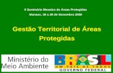 Gestão Territorial de Áreas Protegidas II Seminário Mosaico de Áreas Protegidas Manaus, 26 a 28 de Novembro 2008.