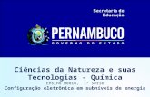 Ciências da Natureza e suas Tecnologias - Química Ensino Médio, 1ª Série Configuração eletrônica em subníveis de energia.