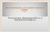 Pós-Graduação em Saúde Coletiva UFMA 2008 Transição Demográfica e Epidemiológica.