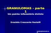 GRANULOMAS - parte 1 Um padrão inflamatório distinto Graziela Crescente Rastelli grazijc@hotmail.com.