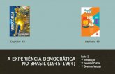 A EXPERIÊNCIA DEMOCRÁTICA NO BRASIL (1945-1964) Parte 1  Introdução  Governo Dutra  Governo Vargas Capítulo 43Capítulo 49.