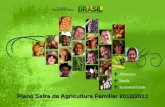 Plano Safra da Agricultura Familiar 2012/2013. Aumento da renda com distribuição Classe média saltou de 37% para 50% da população total.