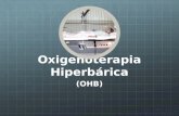 Oxigenoterapia Hiperbárica (OHB). OXIGENOTERAPIA HIP ERBÁRICA Ou hiperoxigenação hiperbárica, é um método terapêutico no qual o paciente é submetido a.
