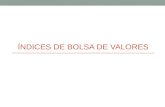 ÍNDICES DE BOLSA DE VALORES. “Bovespa fecha em alta de 1,59%” O Ibovespa fechou em alta de 1,59% nesta sexta (06/05/2011), para 64.417 pontos.