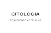 CITOLOGIA CONHECENDO AS CÉLULAS. CITOLOGIA A área da Biologia que estuda a célula, no que diz respeito à sua estrutura e funcionamento. Kytos (célula)