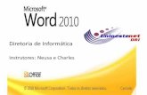 Word 2010 Visual repaginado pela Interface “Ribbon”, que foi traduzida por “Faixa de Opções”.