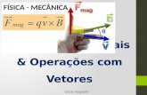 César Augusto Grandezas Vetoriais & Operações com Vetores FÍSICA - MECÂNICA.