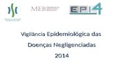Vigilância Epidemiológica das Doenças Negligenciadas 2014.