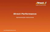 Www.directperformance.com.br Direct Performance Apresentação Institucional.