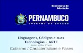 Linguagens, Códigos e suas Tecnologias - ARTE Ensino Médio, 3ª Série Cubismo / Características e Fases.