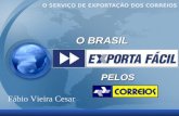 Fábio Vieira Cesar O SERVIÇO DE EXPORTAÇÃO DOS CORREIOS O BRASIL PELOS.
