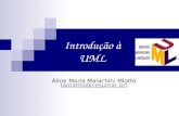 Aline Maria Malachini Miotto (amiotto@cesumar.br)amiotto@cesumar.br Introdução à UML.