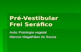 Pré-Vestibular Frei Seráfico Aula: Fisiologia vegetal Marcos Magalhães de Souza.