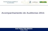 Título do evento José Autran Teles Macieira Auditor-Chefe Acompanhamento de Auditorias 2011 Reunião Plenária da RBMLQ-I 22 a 24/11/2011.