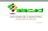 SISTEMA DE CADASTRO RESOLUÇÃO N° 984/2013 TCE-RS.