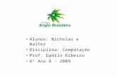 Alunos: Nicholas e Walter Disciplina: Computação Prof. Danilo Ribeiro 6º Ano A - 2009.
