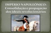 Período Napoleônico: consolidação das vitórias revolucionárias e pela edificação do Estado burguês francês; Difusão dos ideais liberais pela Europa; Início: