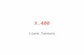 X.400 Liane Tarouco. Sistemas de mensagens Sistemas e serviços de tratamento de mensagens habilitam os usuários a trocar mensagens na base do armazena-e-envia.