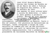 José Vital Branco Malhoa, nasceu nas Caldas da Rainha em 28 de Abril de 1855 e faleceu em Figueiró dos Vinhos, a 26 de Outubro de 1933 Com apenas 12 anos.