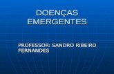 DOENÇAS EMERGENTES PROFESSOR: SANDRO RIBEIRO FERNANDES.