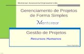 Gerenciamento de Projetos de Forma Simples Mentorear Assessoria Empresarial Ltda Gestão de Projetos Paulo Espindola TV.3.0 Recursos Humanos.