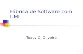 1 Fábrica de Software com UML Toacy C. Oliveira. 2 Agenda Motivação Contexto UML/MDA Exemplo Prático UML Profile Definições Exemplo Conclusão.