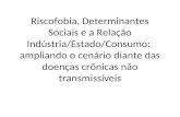 Riscofobia, Determinantes Sociais e a Relação Indústria/Estado/Consumo: ampliando o cenário diante das doenças crônicas não transmissíveis.
