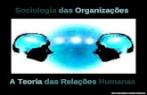 A Teoria das Relações Humanas Sociologia das Organizações Rui Carvalho / Pedro Silveira.