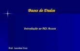 Bases de Dados Prof. Lourdes Cruz Introdução ao MS Access.