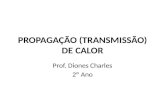 PROPAGAÇÃO (TRANSMISSÃO) DE CALOR Prof. Diones Charles 2º Ano.