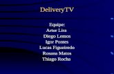 DeliveryTV Equipe: Artur Lira Diego Lemos Igor Pontes Lucas Figueiredo Rosana Matos Thiago Rocha.