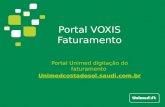 Portal VOXIS Faturamento Portal Unimed digitação do faturamento Unimedcostadosol.saudi.com.br.