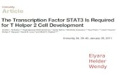 Elyara Helder Wendy.  Diferenciação/Desenvolvimento de Th2 Abordagens...  STAT3 TATs e Diferenciação  Diferenciação e epigenética.