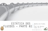 ESTÁTICA DOS FLUIDOS – PARTE 02 Mecânica dos Fluidos I Prof. Eng. Marcelo Silva, M. S c. PROF. ENG. MARCELO SILVA, M. SC.1.