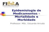 Epidemiologia de Medicamentos – Mortalidade e Morbidade Professor: MSc. Eduardo Arruda.
