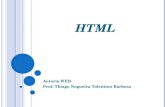 HTML Autoria WEB Prof. Thiago Nogueira Tolentino Barbosa.
