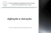 Agitação e Aeração Universidade Estadual de São Paulo Escola de Engenharia de Lorena Prof. Arnaldo Márcio Ramalho Prata.