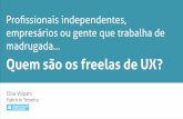 Quem são os freelas de UX no Brasil?