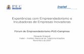 Palestra FóRum Empreendedorismo Eduardo Grizendi Puc Campinas