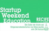 O Startup Weekend Education Recife 2014