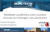 Atividade académica com mundos virtuais em Portugal: um panorama