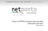 HTML5 - Pedro Rosa