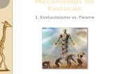 Evolução: Darwin vs Lamarck
