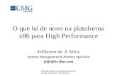 O que há de novo na plataforma x86 para High Performance por Jefferson de A Silva