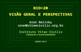 Rio+20 - Visão Geral e Perspectivas