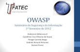 Saiba mais sobre a OWASP