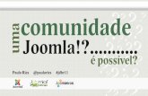 Uma comunidade Joomla é possível?